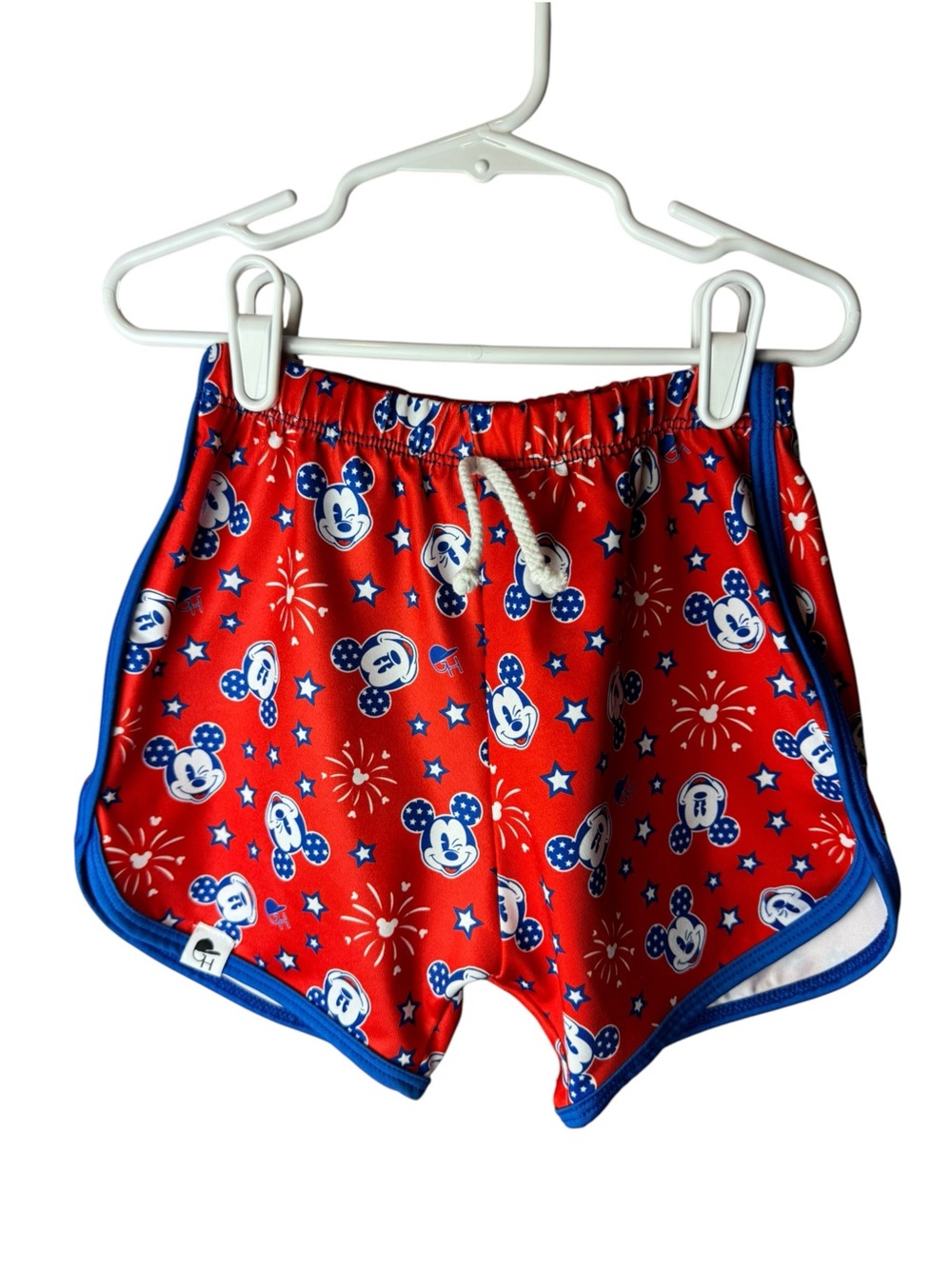George Hats Track Swim Shorts Mickey Mouse Fireworks 6-7Y